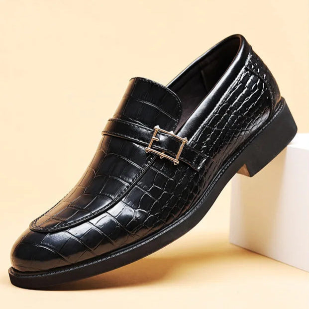 Ashford Croc Buckle Loafer