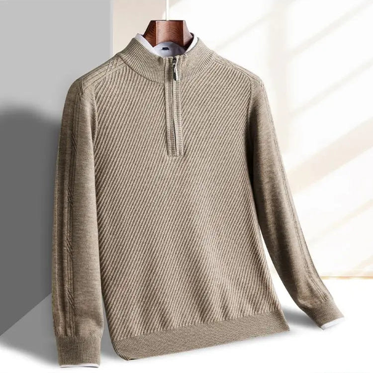 Lewis Ribbed Quarter-Zip
