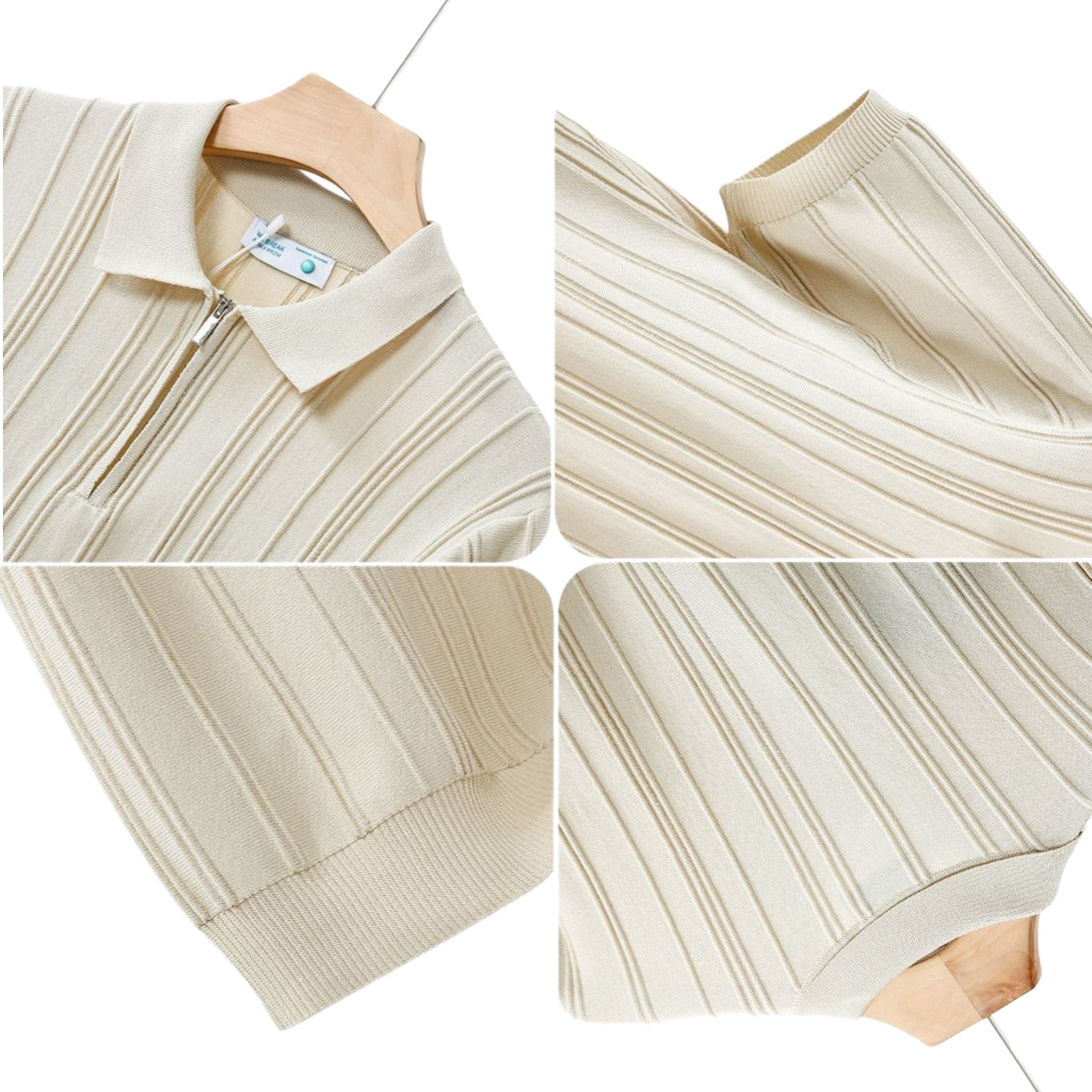 Florence Vertical Knit Polo