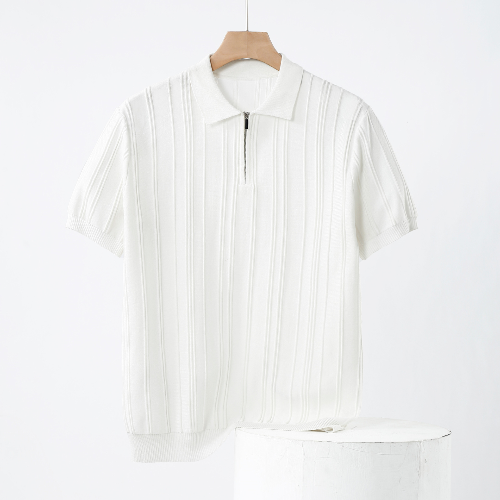 Florence Vertical Knit Polo