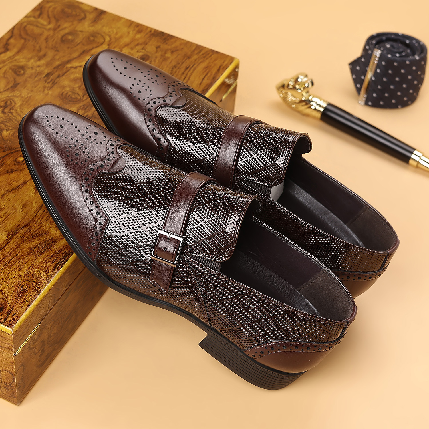 Breton Embossed Loafers