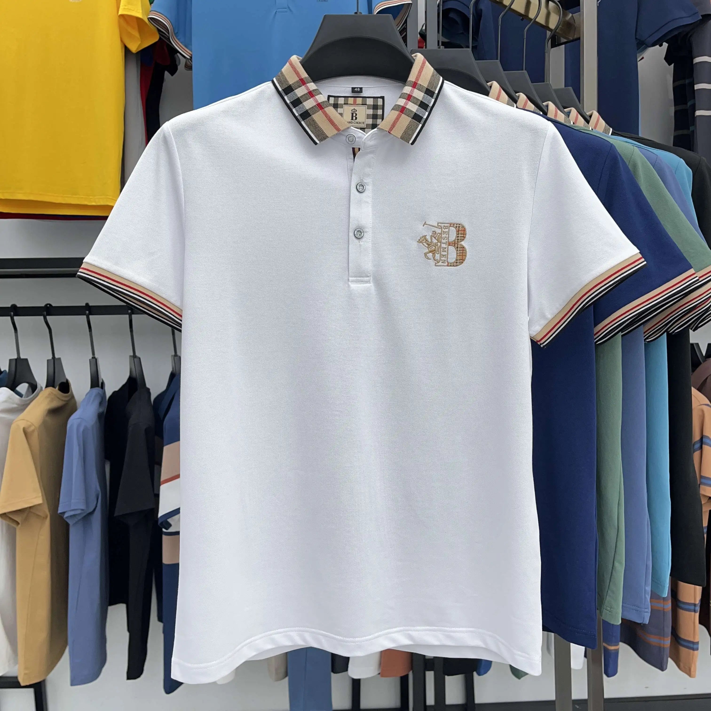 Bestmen Embroidered Polo Shirt – Elegance in Every Detail