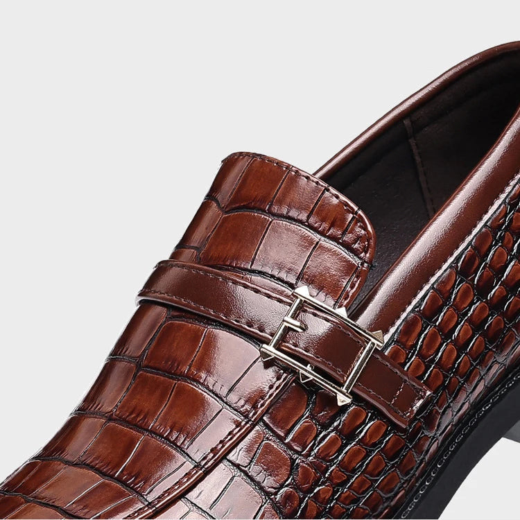 Ashford Croc Buckle Loafer