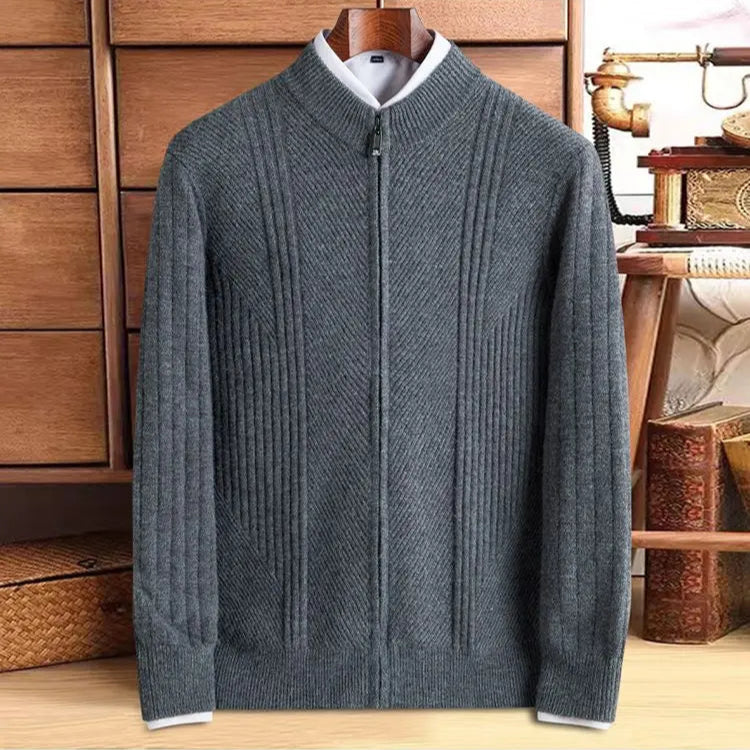 Brampton Ribbed Zip Cardigan